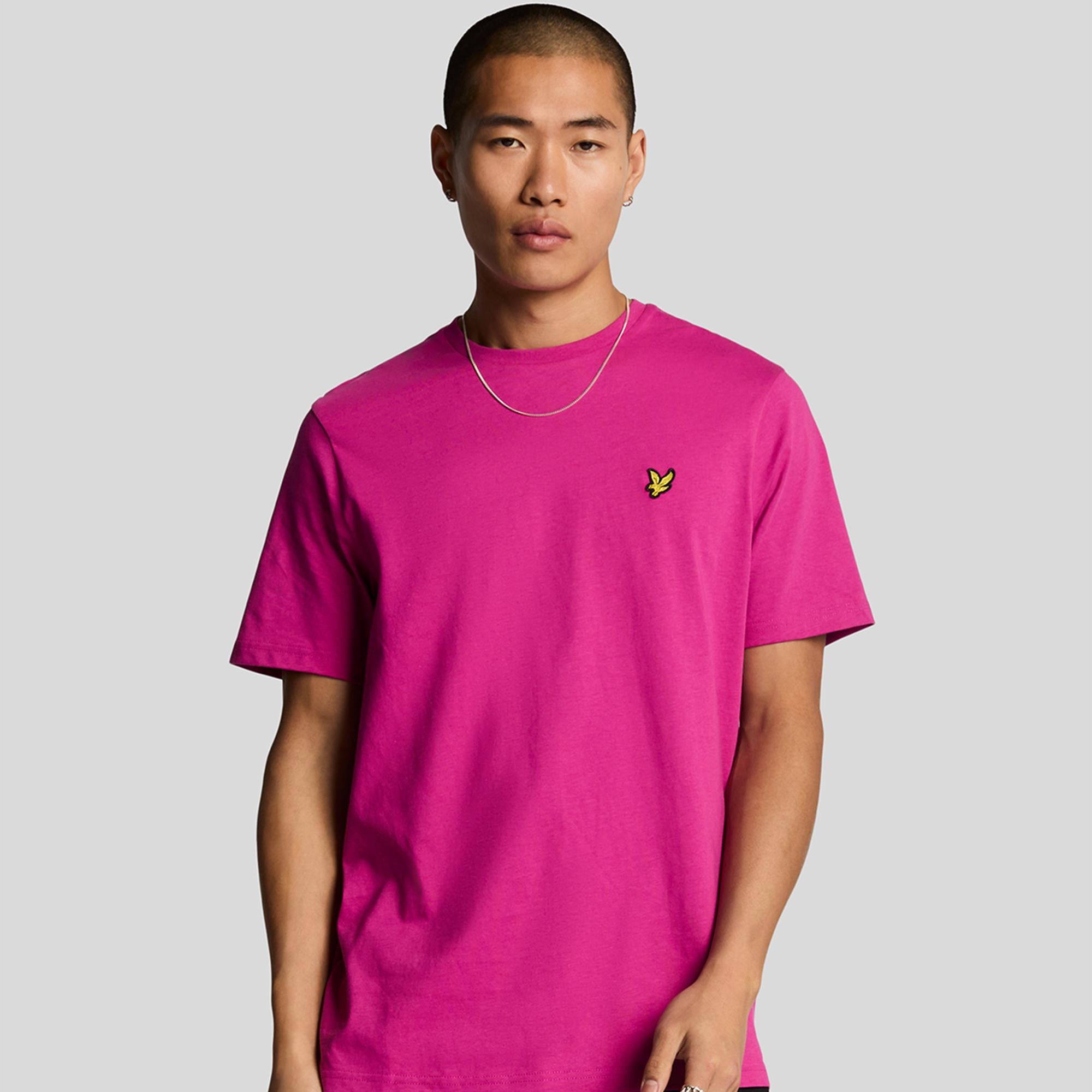 Lyle & Scott Plain Mens T-Shirt Fushia